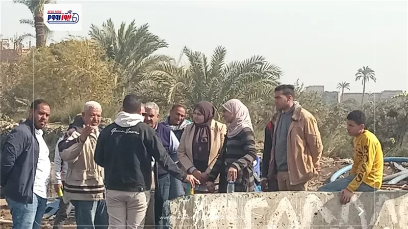 رئيس مركز أبشواى تتفقد تنفيذ مشروعات الخطة الاستثمارية بالمركز