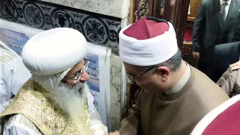 مدير أوقاف القليوبية  يشارك في تهنئة الإخوة المسيحيين بعيد الميلاد المجيد