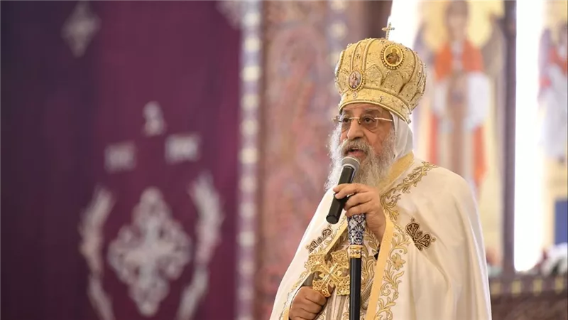 البابا تواضروس الثاني: حضور الرئيس السيسي للكاتدرائية تأثيره كبير جدا 