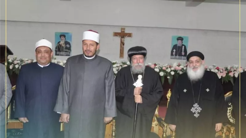 وكيل أوقاف البحيرة يقدم التهنئة للإخوة المسيحيين بعيد الميلاد المجيد