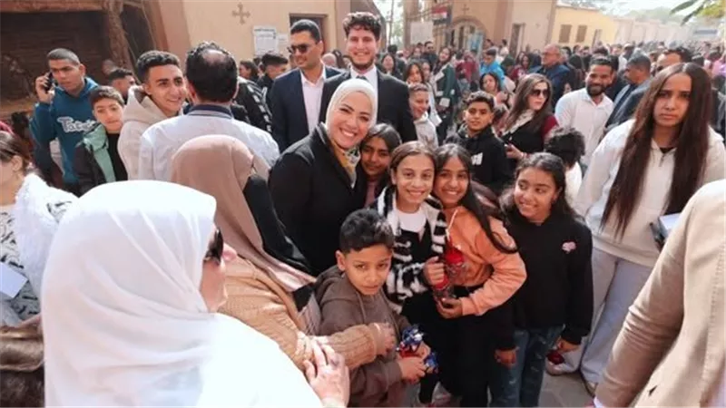  مذيعة دولة التلاوة تشارك في احتفالات عيد الميلاد وتعلق: “المنوفية واللي منها