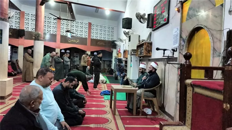 مديرية أوقاف القليوبية تواصل فعاليات المدارس العلمية بالمساجد الكبرى