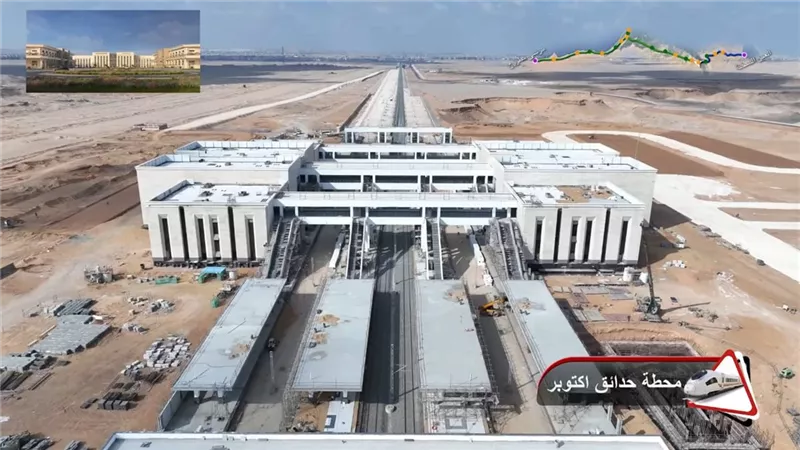 أحدث التطورات لتنفيذ مشروع الخط الأول من شبكة القطار الكهربائي السريع.. تفاصيل