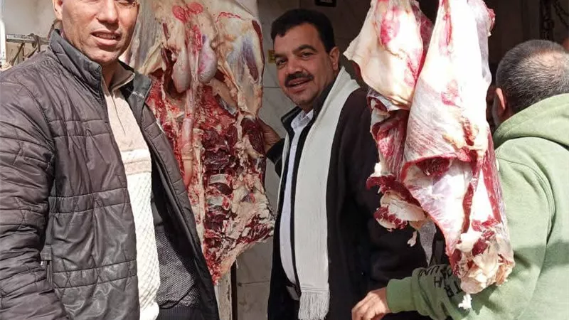 ضبط محل جزارة لعرض لحوم مكشوفة بالمخالفة للاشتراطات الصحية بالبحيرة