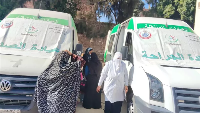 انطلاق قافلة طبية مجانية شاملة بمركز شباب 