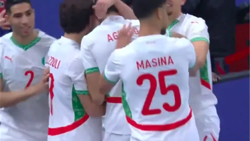 هدف منتخب المغرب الأول أمام الكاميرون في كأس أمم إفريقيا 2025