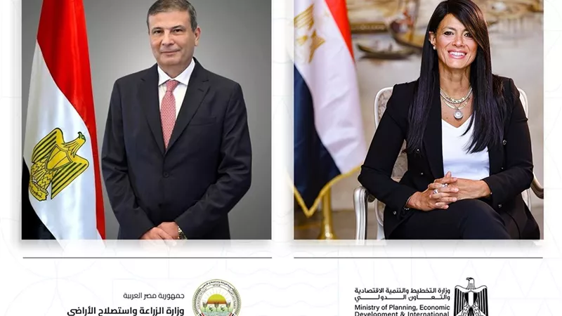 وزيرا «التخطيط و «الزراعة واستصلاح  يصلان أسوان لتفقد أنشطة مشروع الاستثمارات 