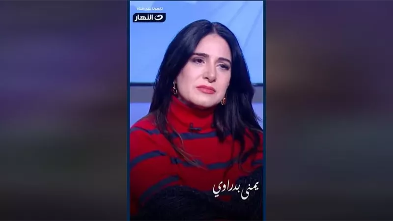 ميرنا وليد تبكي على الهواء وتكشف سبب ابتعادها عن التمثيل|فيديو 