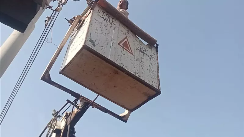 أسيوط: استمرار صيانة وإنارة الشوارع بقرى مركز الفتح