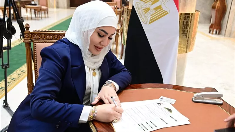  عبيرعطا الله: التعليم والمصريين بالخارج وذوي الإعاقة والرياضة من أولوياتي 