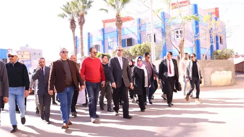 محافظ دمياط يتابع تجهيز مبنى التأمين الصحي لخدمة أهالي كفر سعد البلد