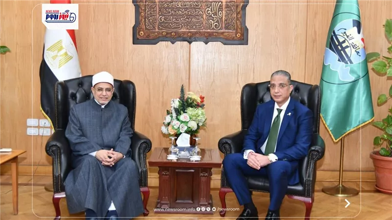 محافظ الفيوم يستقبل رئيس جامعة الأزهر لبحث مجالات التعاون المشترك