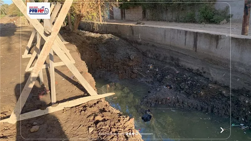 بدء تنفيذ حاجز خرساني ببحر تلات الواطي لحماية المواطنين قرب كوبري أبو صيري  