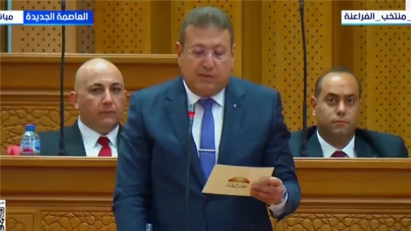 طارق شكري يؤدي اليمين الدستورية عضوًا بمجلس النواب