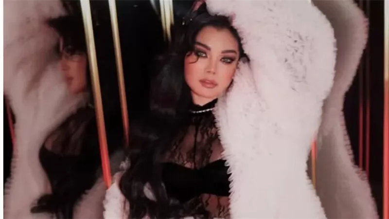 النجمة هيفاء وهبي تضج أنوثة بإطلالة من الدانتيل المخرّم