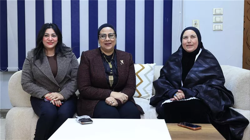  رئيسة القومي للمرأة تشارك قاضيات مصر زيارة مستشفى الباقيات الصالحات،