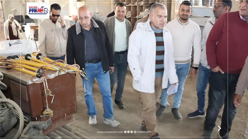 رئيس مياه الفيوم يقوم بزيارة مفاجئة لمخازن الشركة لتعظيم الاستفادة من الأصول