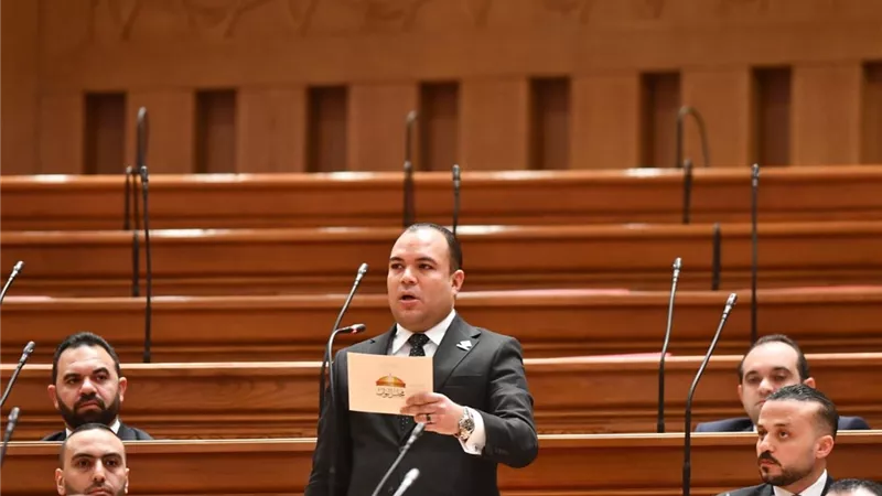 النائب أحمد عصام رئيسا للهيئة البرلمانية لحزب المؤتمر