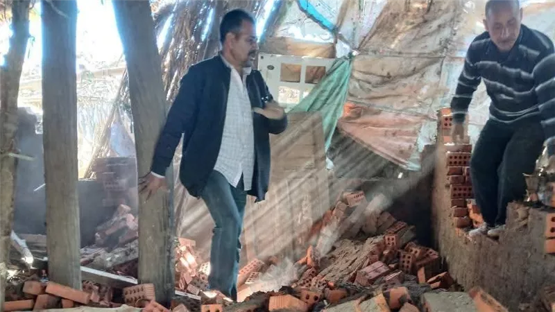إزالة حالات تعدٍ على الأراضي الزراعية بشبين الكوم والمنوفية