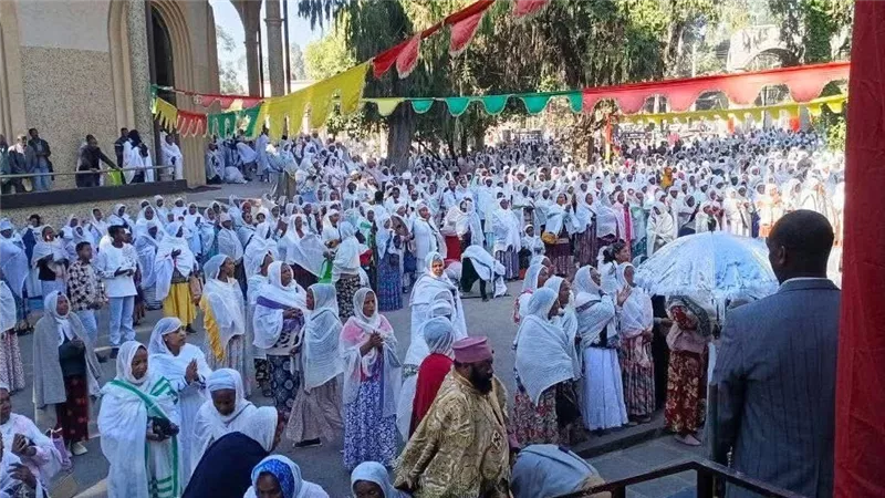 الكنيسة الأرثوذكسية الإثيوبية تحتفل بعيد ختان السيد المسيح في أديس أبابا