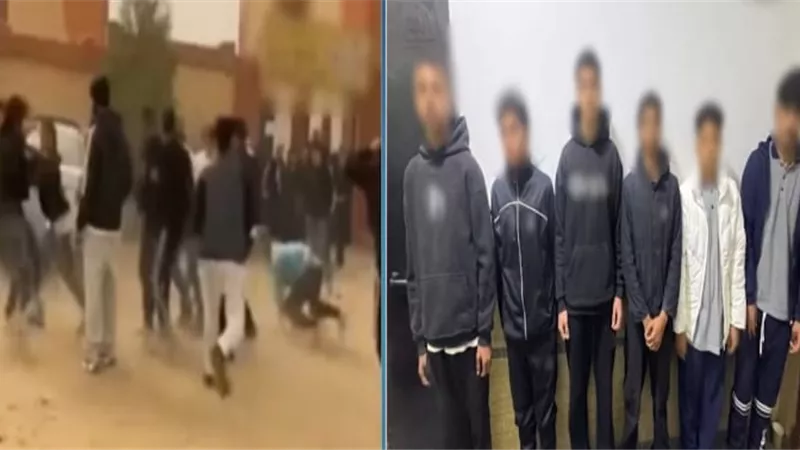 خلافات على لعب الكرة.. الأمن يكشف تفاصيل مشاجرة طلبة أمام مدرسة بمدينة أكتوبر