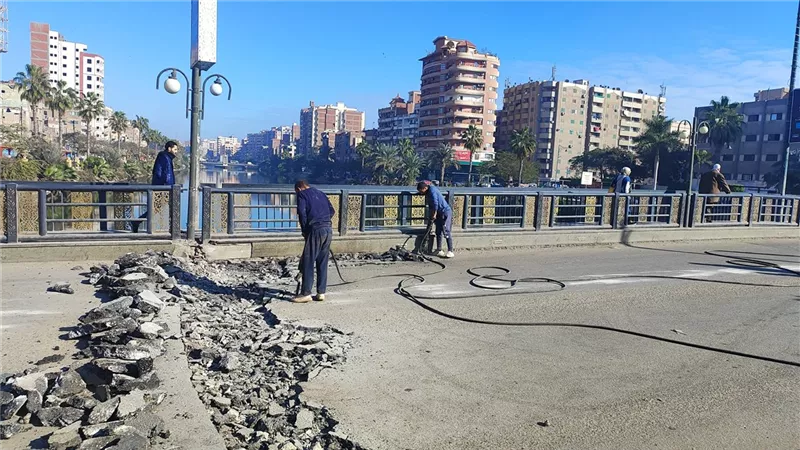 غلق كلي لكوبري مبارك بالمنوفية 15 يومًا لرفع الكفاءة وتنظيم بدائل مرورية