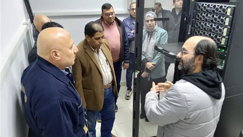  نائب الشركة القابضة ورئيس مياه المنوفية يتابعان مشروعات «حياة كريمة»