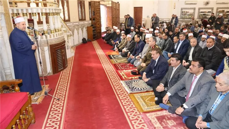 محافظ المنوفية يشهد الاحتفال السنوي بذكرى الإسراء والمعراج بمسجد الرؤوف الرحيم