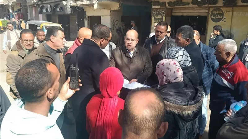 نائب محافظ الجيزةيتفقد منطقة مجمع مدارس بشتيل لمتابعة أعمال النظافة والإشغالات