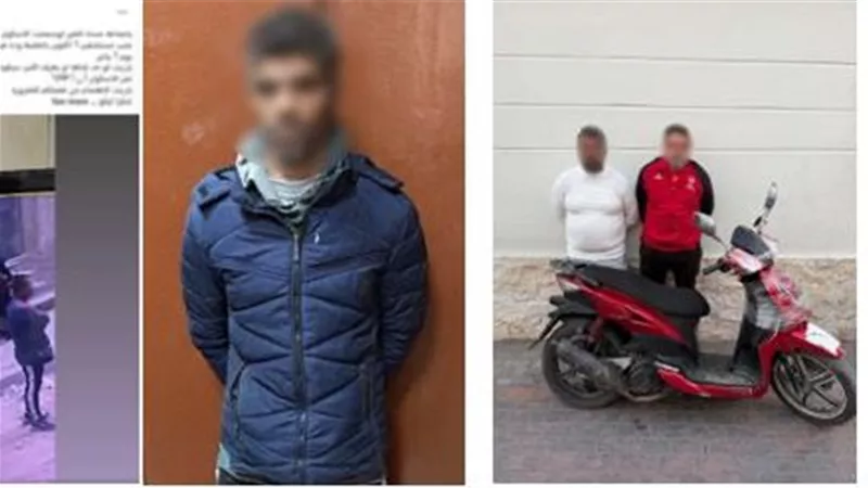  مطاردة تنتهي بسقوط لصي دراجة نارية في الجيزة بعد تداول فيديو السرقة