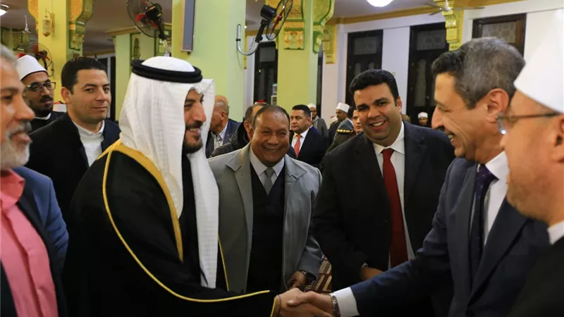 محافظ السويس يشهد إحتفالية الأوقاف بذكري الإسراء والمعراج بمسجد الشهيد بالمرور