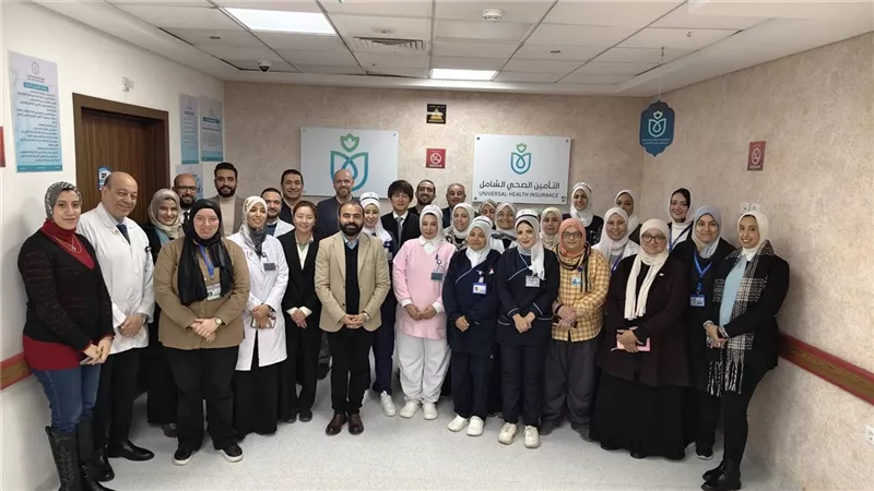 على مدار يومين.. وفد من الجايكا الياباني يزور مستشفى النصر التخصصي ببورسعيد 