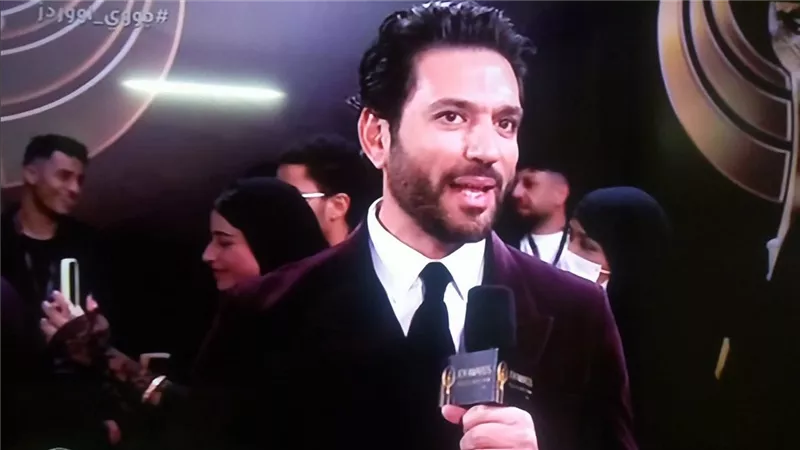 حسن الرداد من مهرجان «Joy Awards»: إيمي مقدرتش تحضر بسبب الولاد