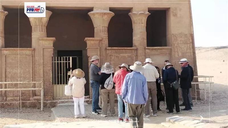 المنيا تستقبل وفودًا سياحية متعددة الجنسيات لزيارة الأماكن الأثرية