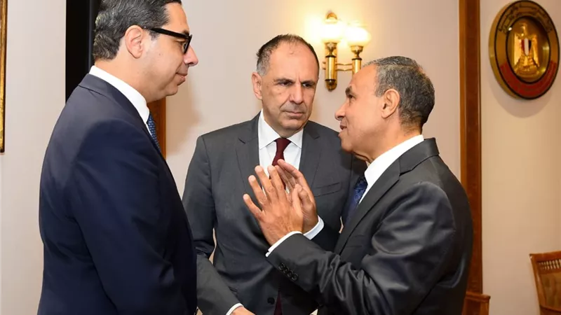 مشاورات سياسية لوزراء خارجية مصر واليونان وقبرص في إطار آلية التعاون الثلاثى