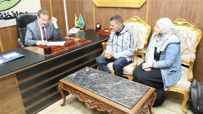 محافظ المنوفية : صرف مساعدات مالية وعينية لعدد من الحالات الإنسانية وتوفير عمل