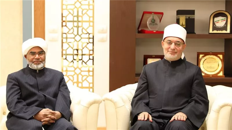 مفتي الجمهورية يستقبل رئيس اللجنة الشرعية بالمجلس الأوروبي الإسلامي