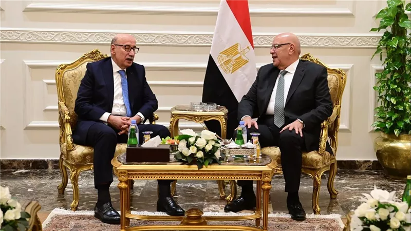 للتهنئة بتوليه رئاسة مجلس النواب.. هشام بدوي يستقبل رئيس مجلس القضاء الأعلى