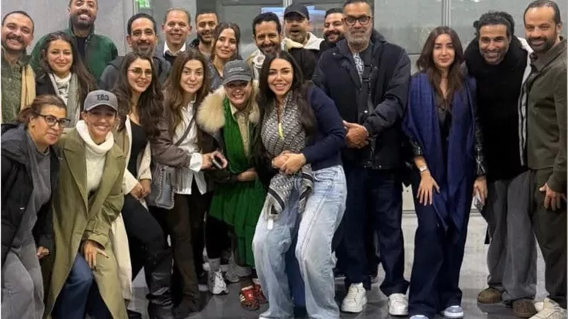 صلح أحمد فهمي وهنا الزاهد في فعاليات حفل Joy 2026 Awards 