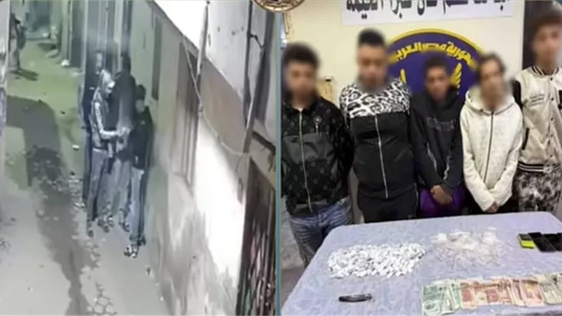 بعد تداول فيديو.. سقوط تاجرى مخدرات وثلاثة متعاطين بالقليوبية