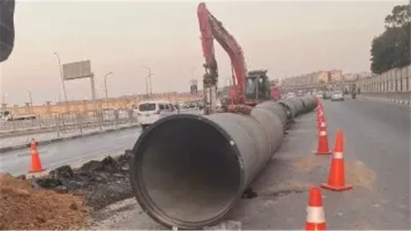 تحويلات مرورية بمحور الشهيد لتنفيذ إصلاح خط مياه بالقاهرة لمدة 48 ساعة