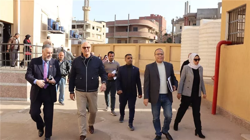 محافظ القليوبية يتفقد مجزر كفر شكر 