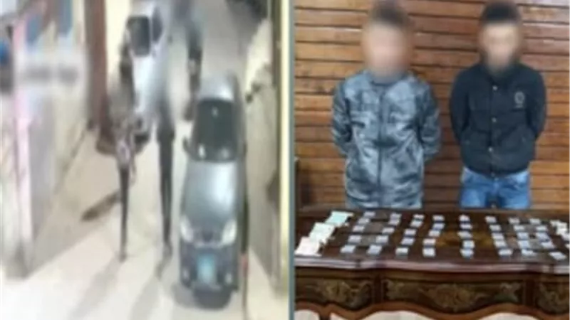 سقوط عاطلين بعد تداول فيديو لترويجهما المخدرات على الشباب بشبرا الخيمة 