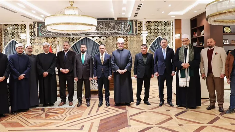مفتي الجمهورية يستقبل رئيس ديوان الوقف السُّنِّي العراقي لبحث التعاون
