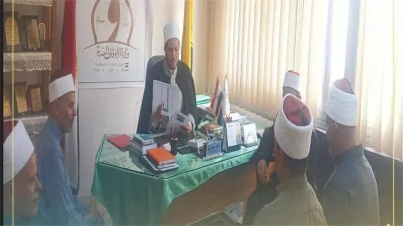 أوقاف شمال سيناء تستعد لرمضان. اختبار (45) متقدم لإمامة صلاة التهجد بالمساجد 