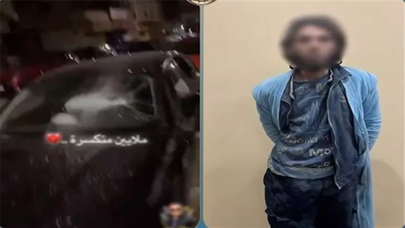الداخلية تكشف ملابسات فيديو تحطيم زجاج السيارات بالسويس وتضبط الجاني