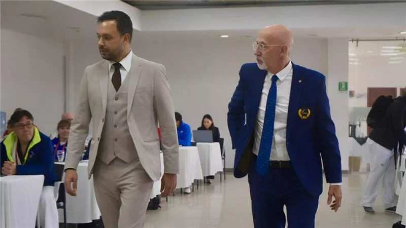 محمد شعبان ومسؤولو الاتحاد العالمي للتايكوندو يحاضرون في معسكر الحكام الدولي 