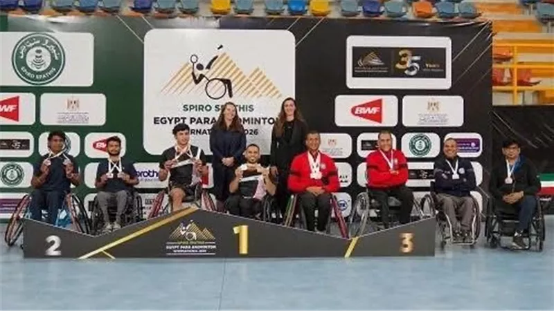 القومي للأشخاص ذوي الإعاقة يفي بطولة مصر الدولية البارالمبية للريشة الطائرة 