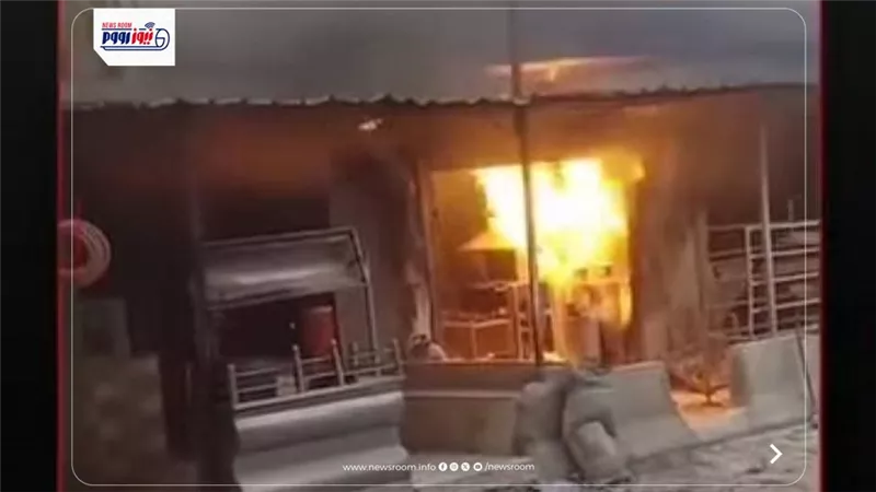 السيطرة على حريق مخبز سياحي أسفل الكوبري العلوي بالفيوم