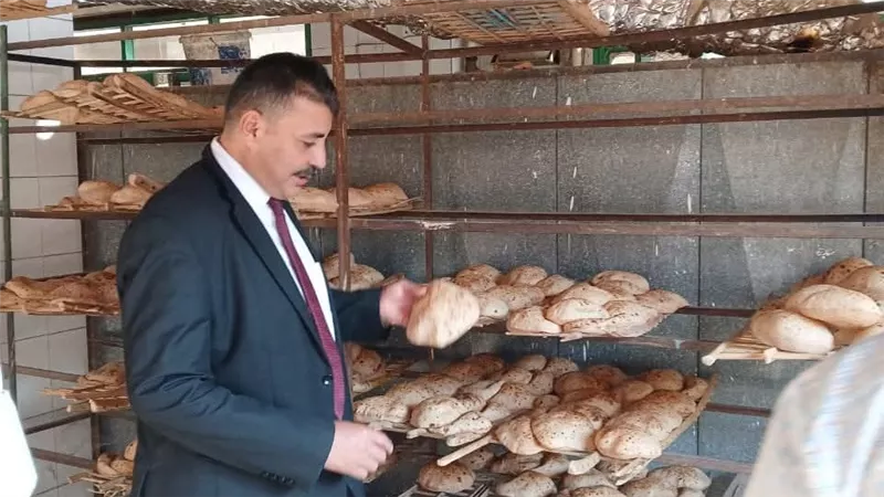 محافظ المنوفية: ضبط 700 كجم دقيق وسكر أبيض و200 كجم سمن نباتي مجهول المصدر